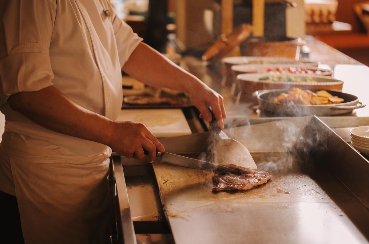 ディナータイム 鉄板焼き