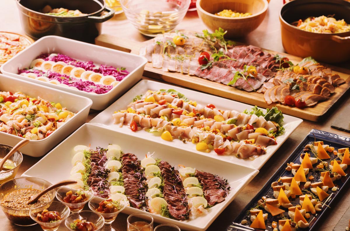 アペリティフ 並びはじめた前菜