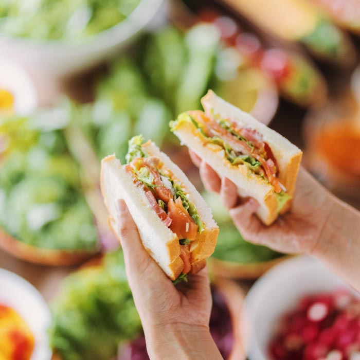 モーニングブッフェ マイサンドイッチ