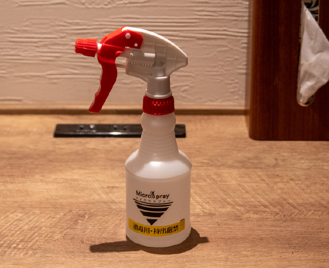 客室での取り組み