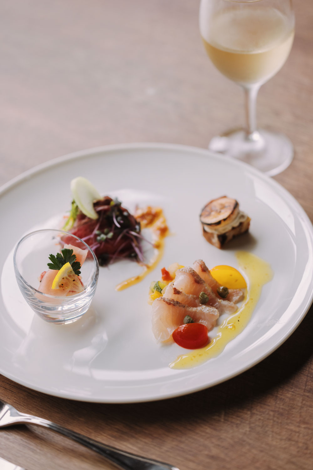 森のアクティビティリゾート THE KEY HIGHLAND NASU アペリティフとワイン